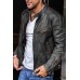 Men's Leather Racer Jacket